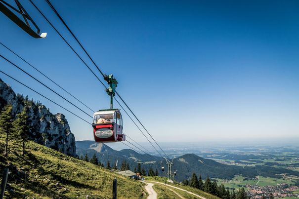 Gondel der Kampenwandbahn bei Aschau