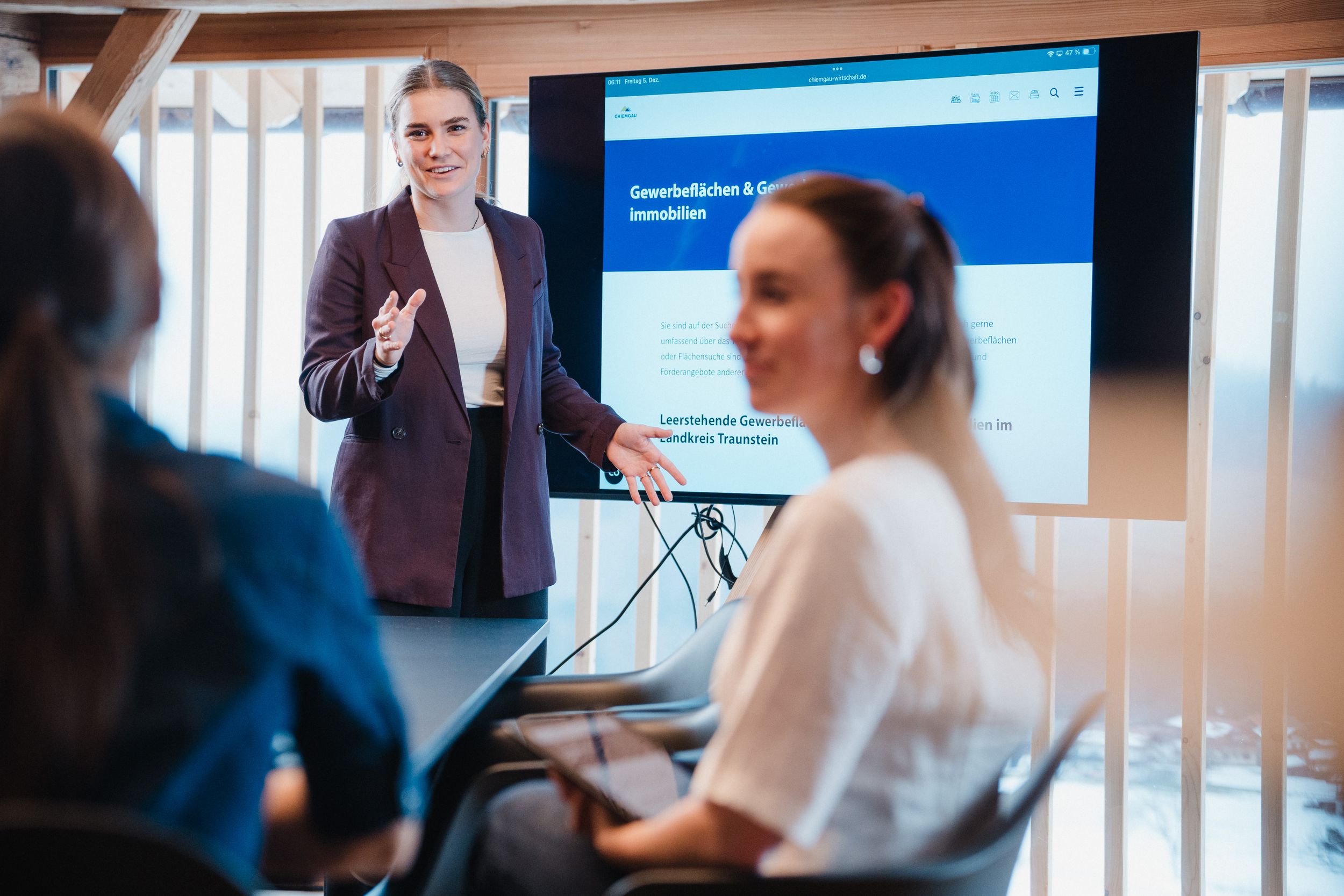 Vortragende in Business Umfeld